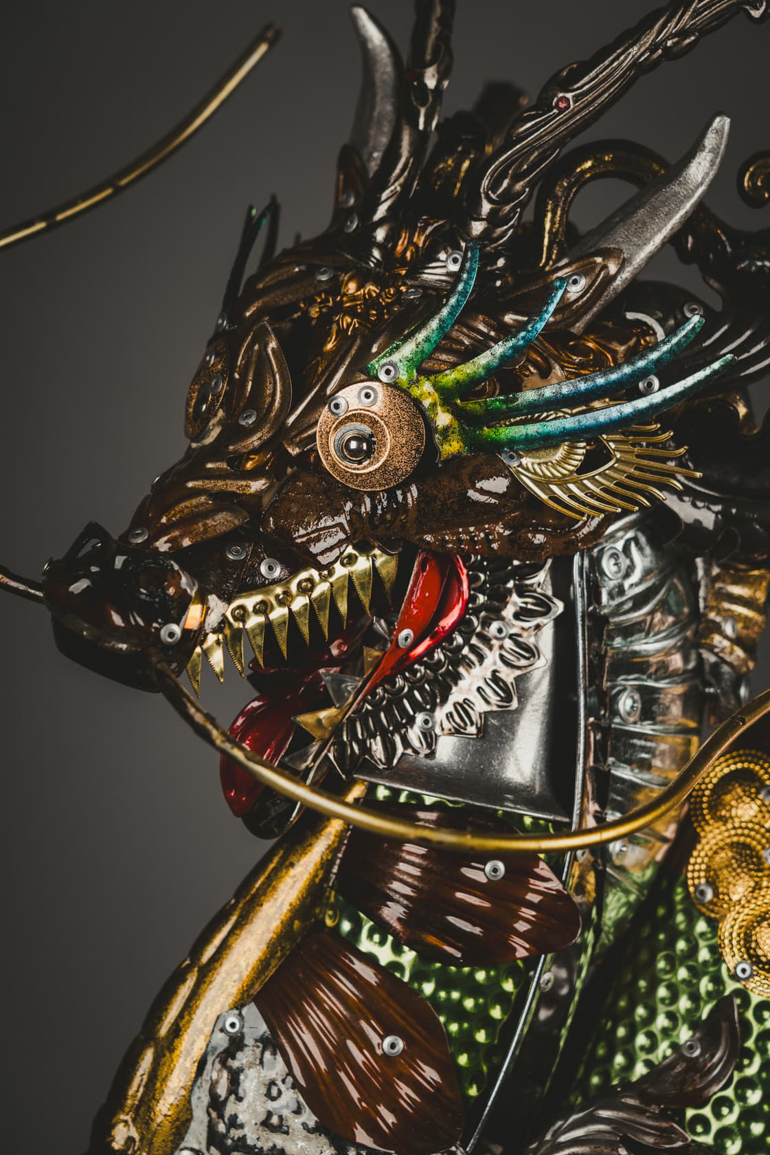Detalle de una obra de Galo Escultor